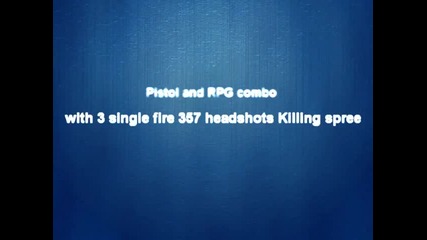 Half Life Frag Bite #1 rpg and pistol combo 357 action