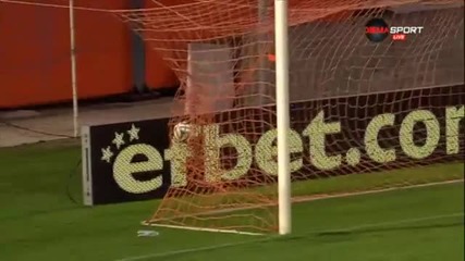 Вторият гол на Асприля за 2:0 срещу ЦСКА