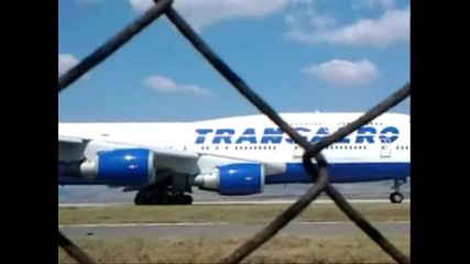 Boeing 747 излита от Бургас