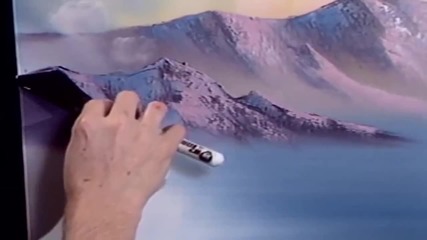 S08 Радостта на живописта с Bob Ross E06 - бълбукащ планински поток ღобучение в рисуване, живописღ