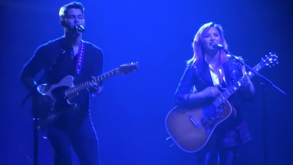 Demi Lovato - Stop The World Ft. Nick Jonas -концерт в Сан Хосе, Калифорния (11.02.2014)