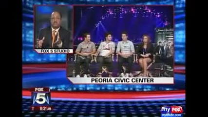 Jonas Brothers и Demi Lovato Fox 5 Интервю