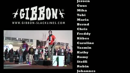 Gibbon Slackline Contest at Ispo 2010 - Official Video 