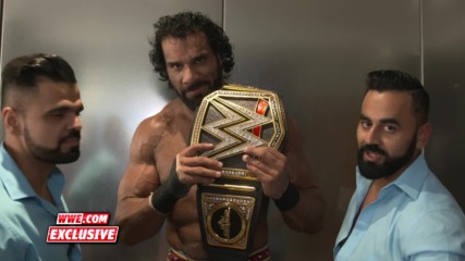 Jinder Mahal addresses his Indian Fans in Hindi after WWE Hell in a Cell 2017