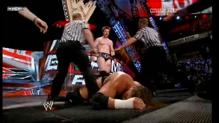 Wwe Extreme Rules 2010 След мачът на Triple H и Sheamus 