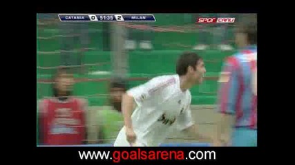 Катания 0 : 2 Милан гол на Кака`