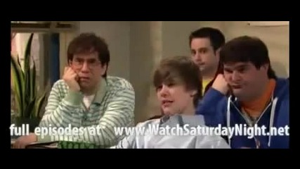 Бг превод!!! Justin Bieber Snl Sketch 