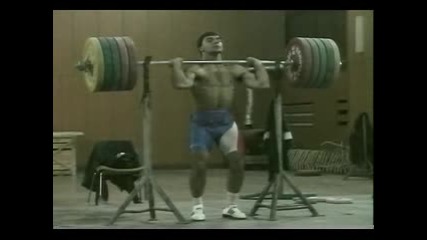 Златан Ванев - България   вдигане  тежести-Тренировка