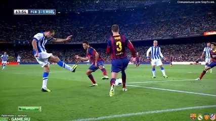 Барселона - Реал Сосиедад 3:1, Де Ла Бела (64)