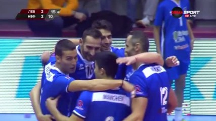 ВК Левски - ВК Нефтохимик 3:2 /репортаж/