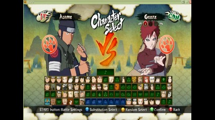 Naruto killing Gaara with Asuma