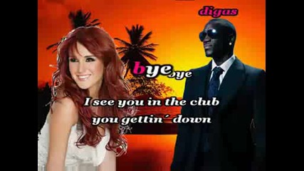 Akon & Dulce Maria - Beautiful Karaoke