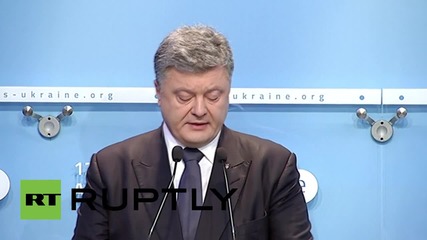 Ukraine: Poroshenko blames Russia's role in Syria for EU's migrant crisis