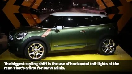 Detroit motor show Mini Paceman 