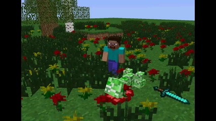 Minecraft Анимация - Как да убием крийпър
