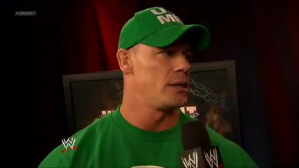 John Cena Backstage Interview - Wwe No Way Out 6/17/12