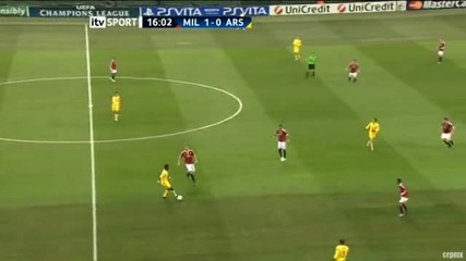 Kevin Prince Boateng vs Arsenal