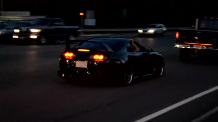 Loud 800hp Toyota Supra Rev Flames! Hd