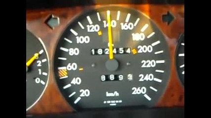 Mercedes 560 Sel V8 W126 - acceleration