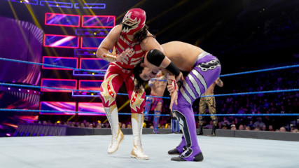 The Lucha House Party vs. Humberto Carrillo, Drew Gulak & Gentleman Jack Gallagher: WWE 205 Live, March 26, 2019