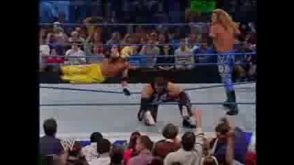 Rey Mysterio and Edge vs Matt Hardy and John Cena