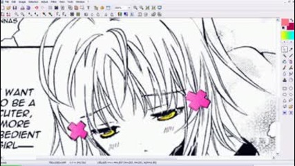 How To Color Manga Pages [easy way - free Software] Photofiltre