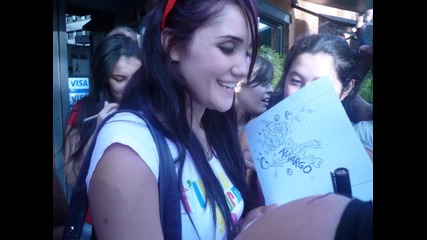 Dulce Maria manana en entrevista exclusiva y firma de autografos Radio Tkm 