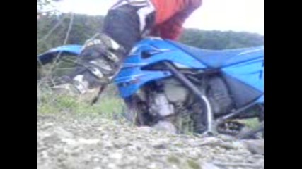 tm 250 enduro after crash into bluff grece 