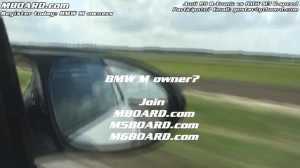 Audi R8 R - Tronic vs Bmw M3 