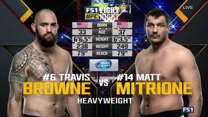 Travis Browne vs Matt Mitrione (ufc Fight Night 81, 17.01.2016)