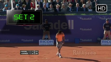 Nadal vs Ferrer - Barcelona 2012 - Part 2