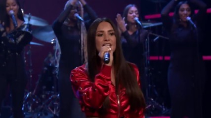 Demi Lovato - Sorry Not Sorry | L I V E The Tonight Show Starring Jimmy Fallon |