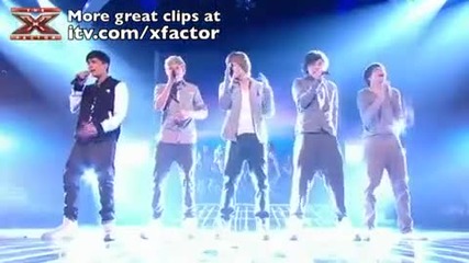 One Direction sing Only Girl In The World - The X Factor Live Semi - Final - itv.com xfactor 