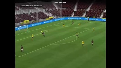 Супер гол! Балотели полудява | Fifa 14 [demo]