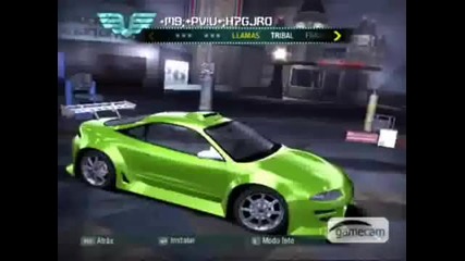 Fast and Furious Eclipse Tuning in Nfs Carbon