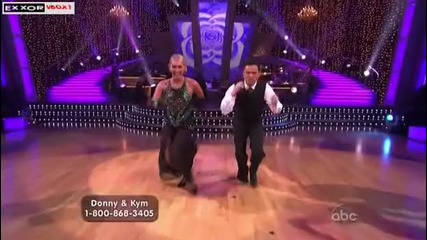 Dancing With The Stars Us - Фокстрот - Donny & Kym 