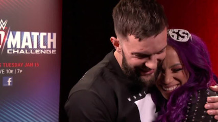 Kurt Angle pairs Finn Bálor with Sasha Banks for WWE Mixed Match Challenge: WWE.com Exclusive, Jan. 3, 2018