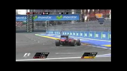 Formula 1 2010 Валенсия Квалификации част 5 