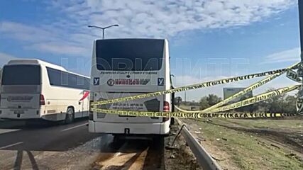Автобус с български туристи катастрофира край Одрин, има ранени