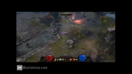 Diablo 3 - Witch Doctor Gameplay Footage Part 2 of 2 Hd .flv