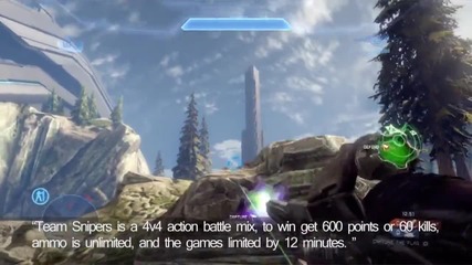 Halo 4 News - Team Snipers! Playlist, & Game Updates! (ign Footage Included)