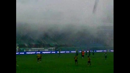 Нафтата - Ботев (начало на мача) 28.11.2010