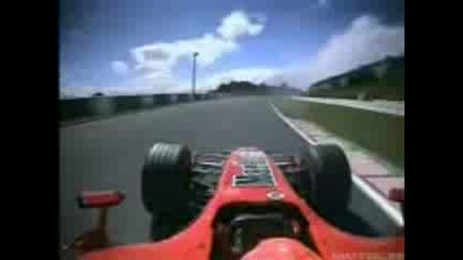 Michael Schumacher onboard