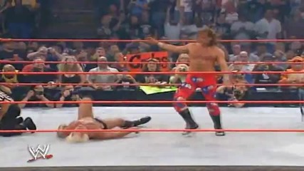 Sweet Chin Music On Ric Flair And Chairshot On Shawn Michaels - Bad Blood 2003