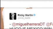 Рики Мартин обеща безплатен концерт, ако Мексико спечели Световното