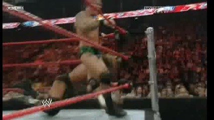 Raw 04/20/09 Triple H vs Randy Orton ( no disqualification)