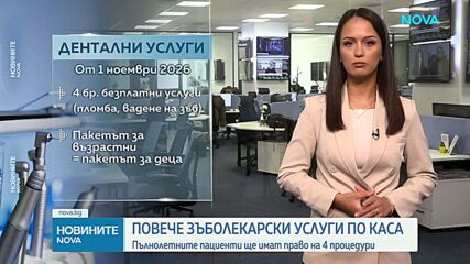Повече дентални дейности по НЗОК: Какво се променя за пациентите от 1 ноември