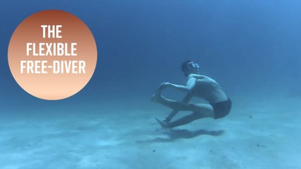 Have you ever seen an underwater contortionist?