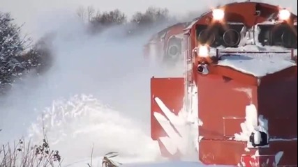 Железопътни снегорини - компилация
