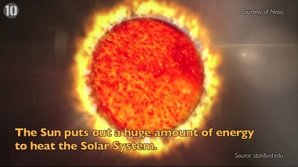 10 Невероятни факти за слънцето